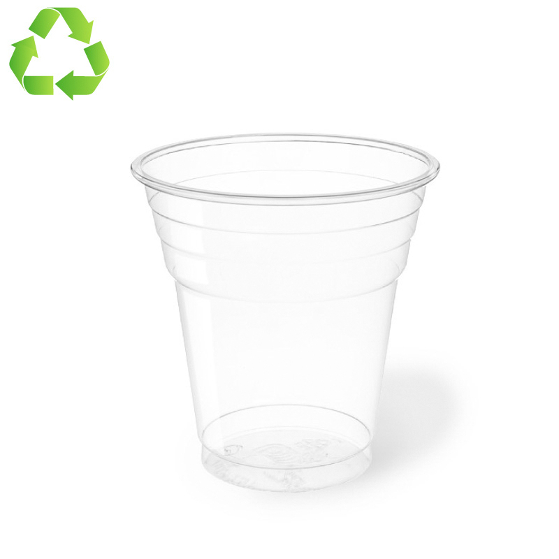 Bicchieri biodegradabili kristal in PLA da 200ml trasparenti
