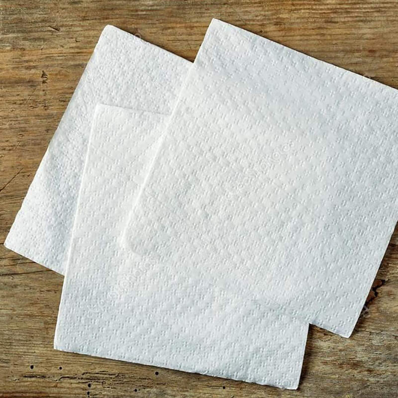 400 tovaglioli di carta bianchi monovelo formato 33x33 cm