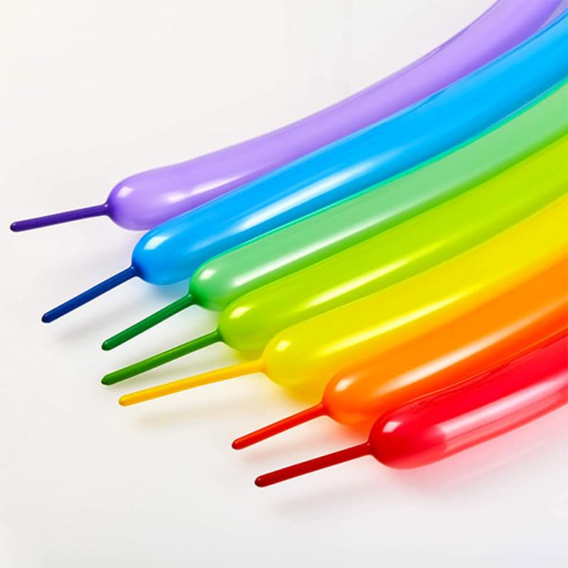 Palloncini modellabili di vari colori, lunghi 150 cm