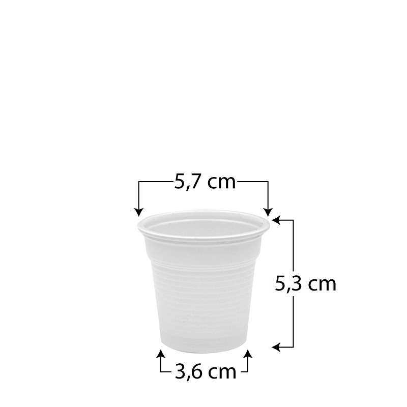 Bicchierini Caffè Plastica 80cc - 1000 Pezzi Riutilizzabili, Resistenti Al Calore, Made In Italy - Foto 7