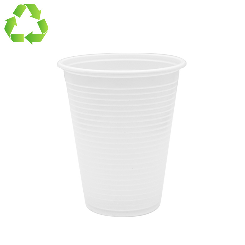 usa e getta per bevande calde e fredde compostabili Bicchieri di carta bianchi da 200 ml biodegradabili 