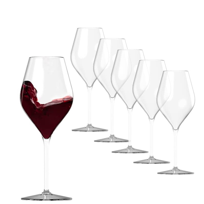 Acquista Bicchieri da vino infrangibili da 4 pezzi, bicchieri da birra  riutilizzabili sicuri in plastica infrangibile
