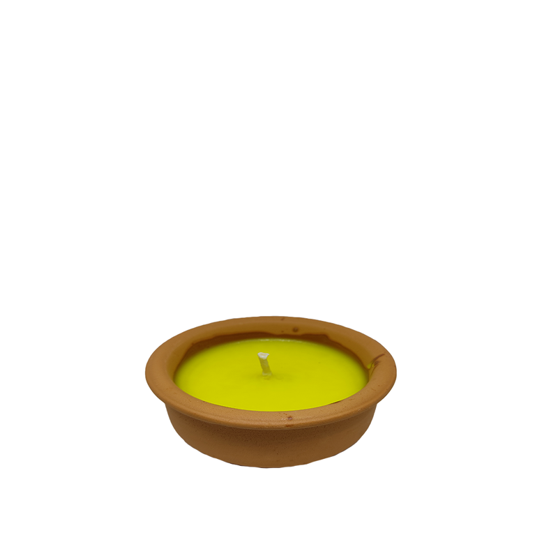 Candele anti insetti alla Citronella in coccio di Terracotta. Confezione da 9 cm. di diametro e 10 Pezzi. Candele anti insetti alla Citronella in coccio di Terracotta. Confezione da 9 cm. di diametro e 10 Pezzi.
