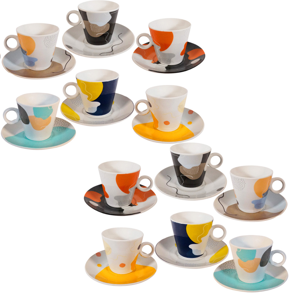 3 Pezzi Porta Tazze 6 Ganci, Porta Tazze Da Appendere Con Viti