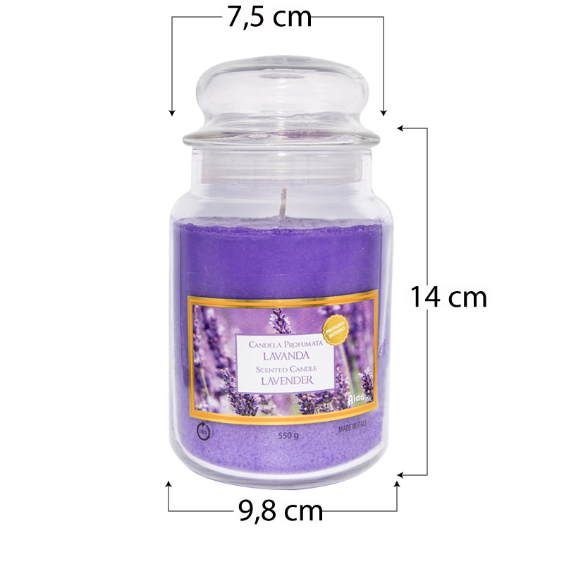 Set 3 Candele Profumate In Vasetto Di Vetro Da 510g - Profumo Gelsomino Per Casa E Ufficio, Durata 100 Ore - Foto 12