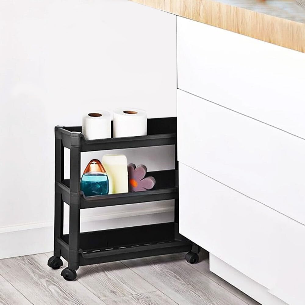 Scaffale A 5 Livelli Carrello Portaoggetti Da Cucina Mobile - Foto 13