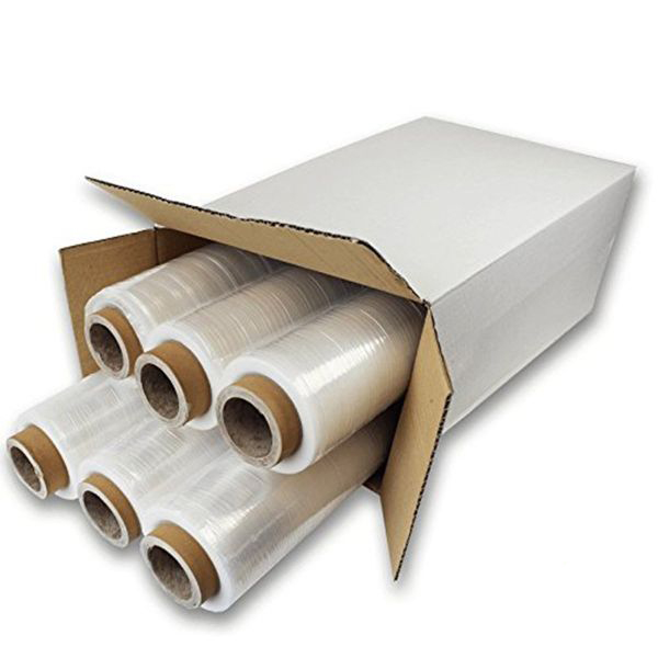 Pellicola estensibile trasparente 2,2 kg altezza 50 cm 6 rotoli Pellicola estensibile trasparente 2,2 kg altezza 50 cm 6 rotoli