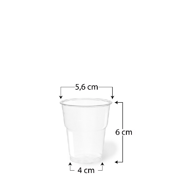 DOBO 2 Bicchieri in plastica rigida 0,3L resistente bicchiere tazza