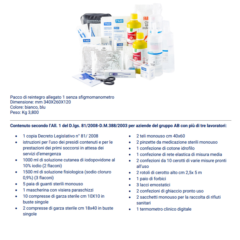 Kit Ricarica Primo Soccorso St John Ambulance - Universale, Confezione Singola - Foto 13