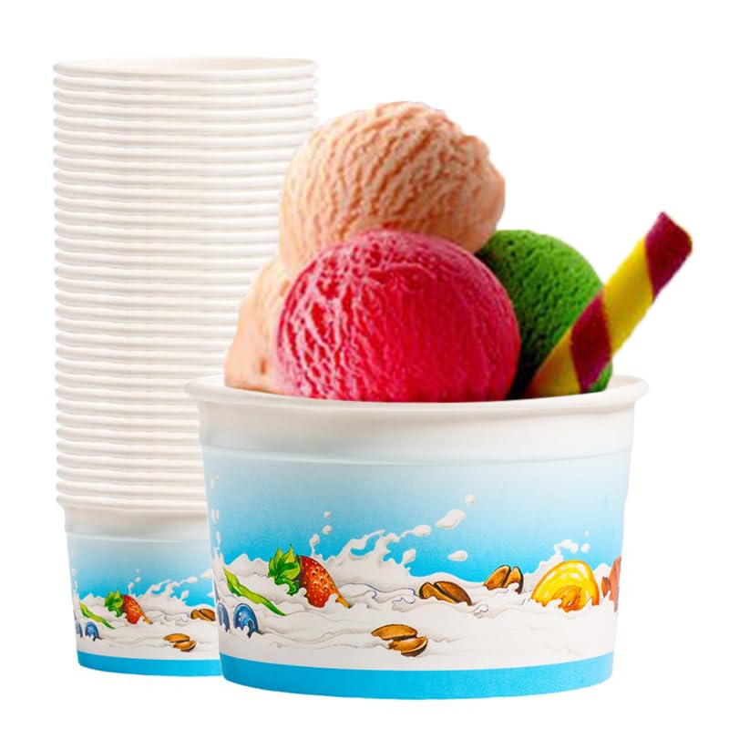 Coppette gelato in cartoncino biodegradabile 230 ml