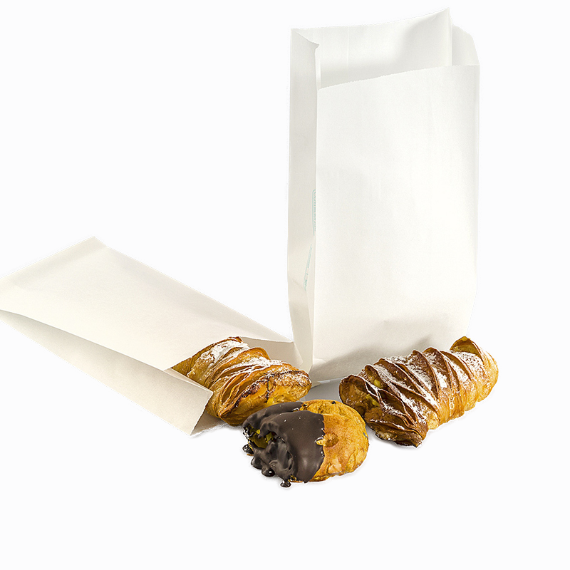 Sacchetti in Carta Kraft Bianca da 17x34 cm - 10kg - GF Cart