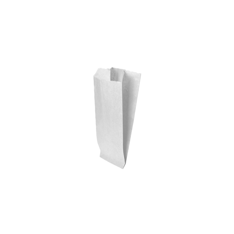 Sacchetti di Carta Kraft Bianca, da 17x44 cm; disponibili in confezione da 10 Kg. Sacchetti di Carta Kraft Bianca, da 17x44 cm; disponibili in confezione da 10 Kg.