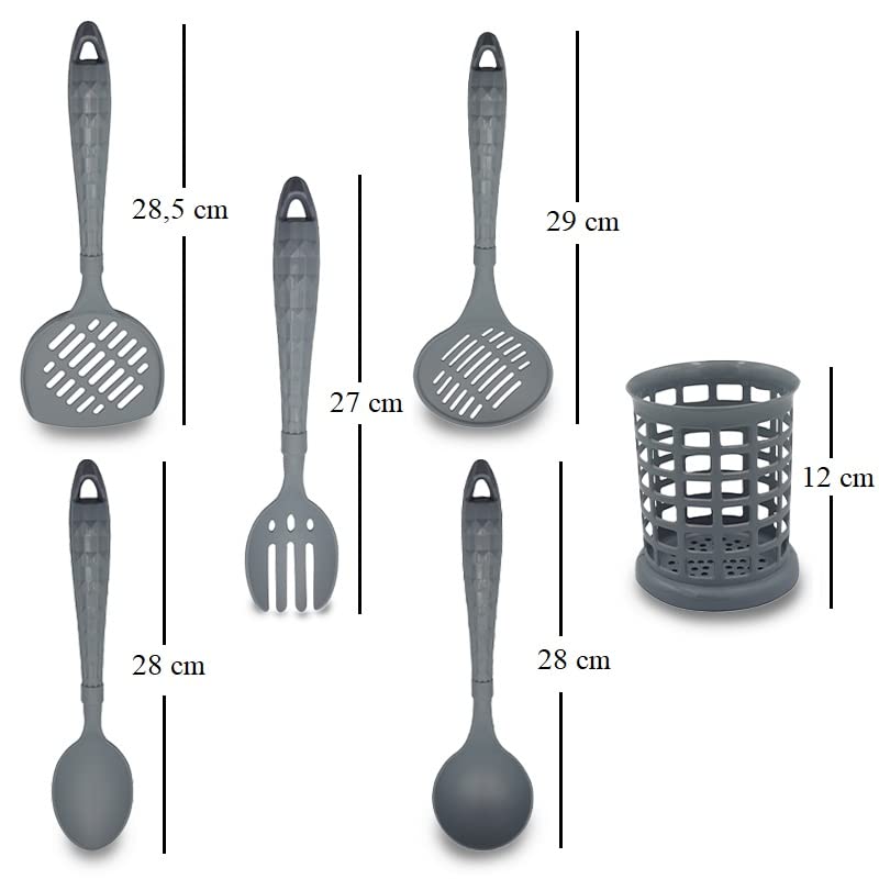 Kit utensili cucina in policarbonato