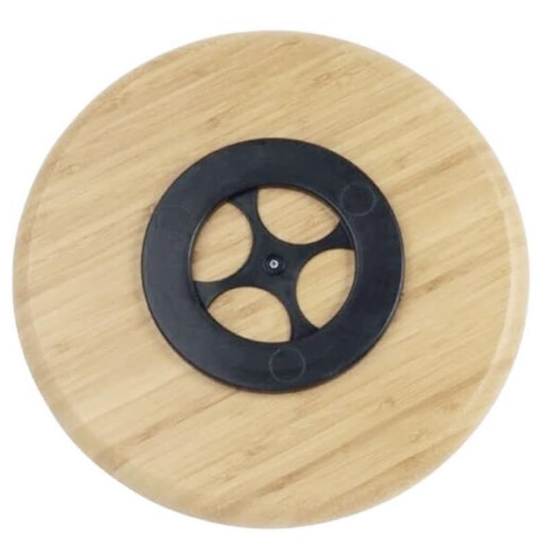 Tagliere legno con base rotante a 360°, finger food, pizza