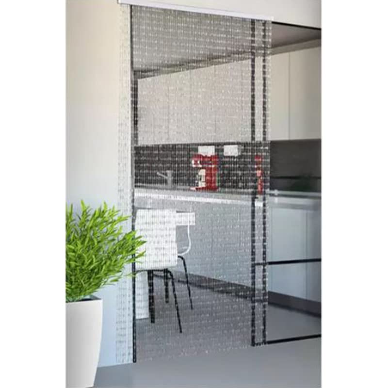Tenda Antimosche con perline in PVC Trasparente