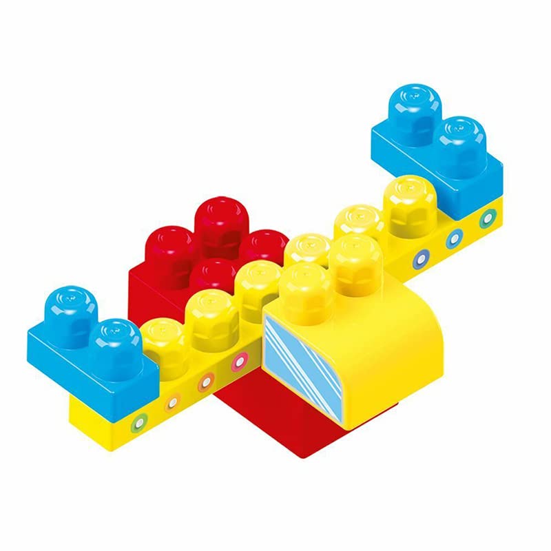 Mattoncini costruzioni bambini - 50 pezzi di vari colori