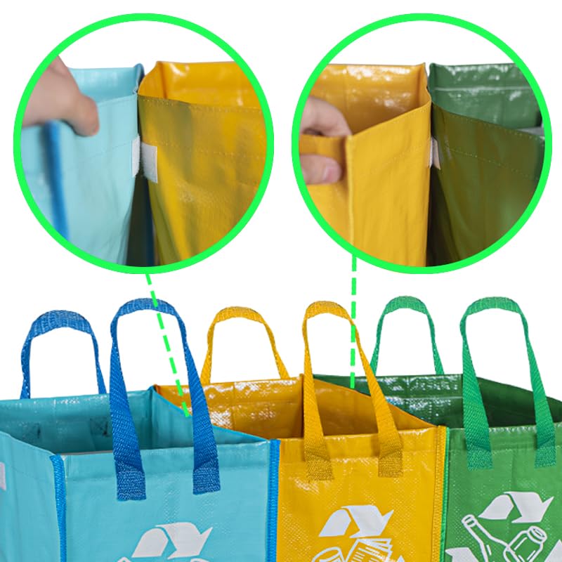 10 Sacchi spazzatura colorati per Raccolta Differenziata ECOFOR