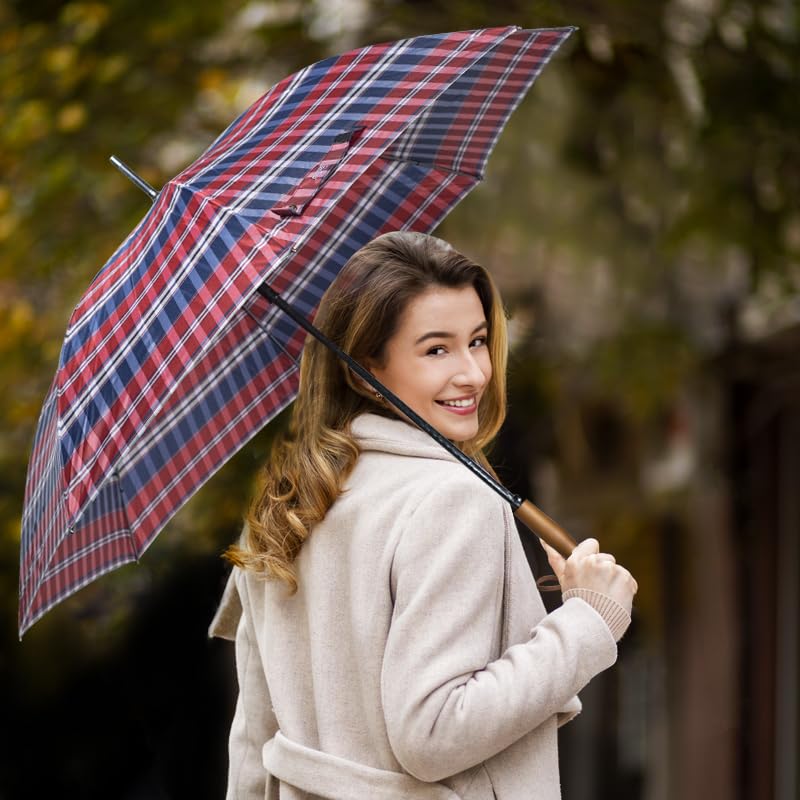 Ombrello Automatico PraTiKo Life - 4 Pezzi Assortiti - Con Stecche In Fibra Di Vetro E Manico In Gomma - Grandi E Antivento - Foto 8