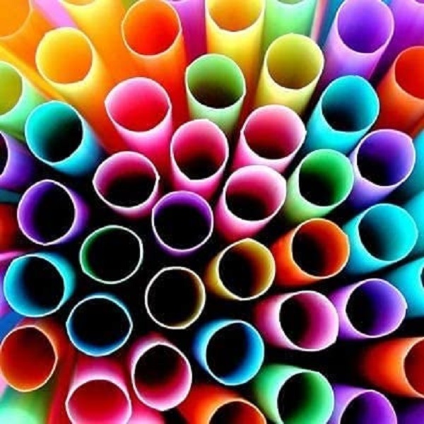 QAR7.3 Cannucce di Carta Biodegradabili a strisce Colorate 8 mm * 22,5 cm, Colori assortiti Pacco da 200 pezzi Particolari idee Regalo 