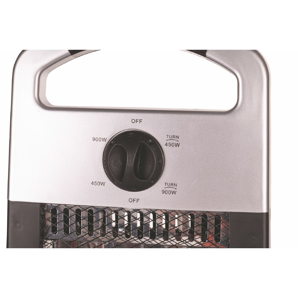 Stufa elettrica con elementi Al Carbonio CM70 stufetta risparmioenergia consumo  basso W450-900 caldo bagno casa