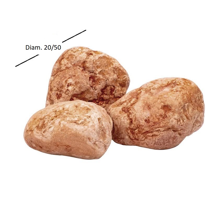 Ciottoli Di Marmo Bianco Per Giardino - 20 Kg, Miscele 25-40mm | Decorazione Outdoor, Vasi, Aiuole - Foto 8