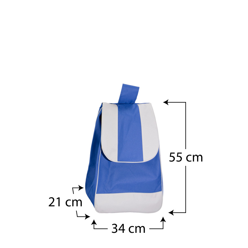 Ruote di Ricambio per Carrello della Spesa Diametro 16,5 cm in Gomma 2 Pezzi LAQI Sourcingmap Colore: Azzurro Blu 
