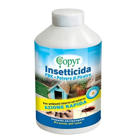 PBK COPYR INSETTICIDA IN POLVERE 250 GR. CON PIRETRO FORMICHE E INSETTI STRISCIANTI - 1 PEZZO PBK COPYR INSETTICIDA IN POLVERE 250 GR. CON PIRETRO FORMICHE E INSETTI STRISCIANTI - 1 PEZZO