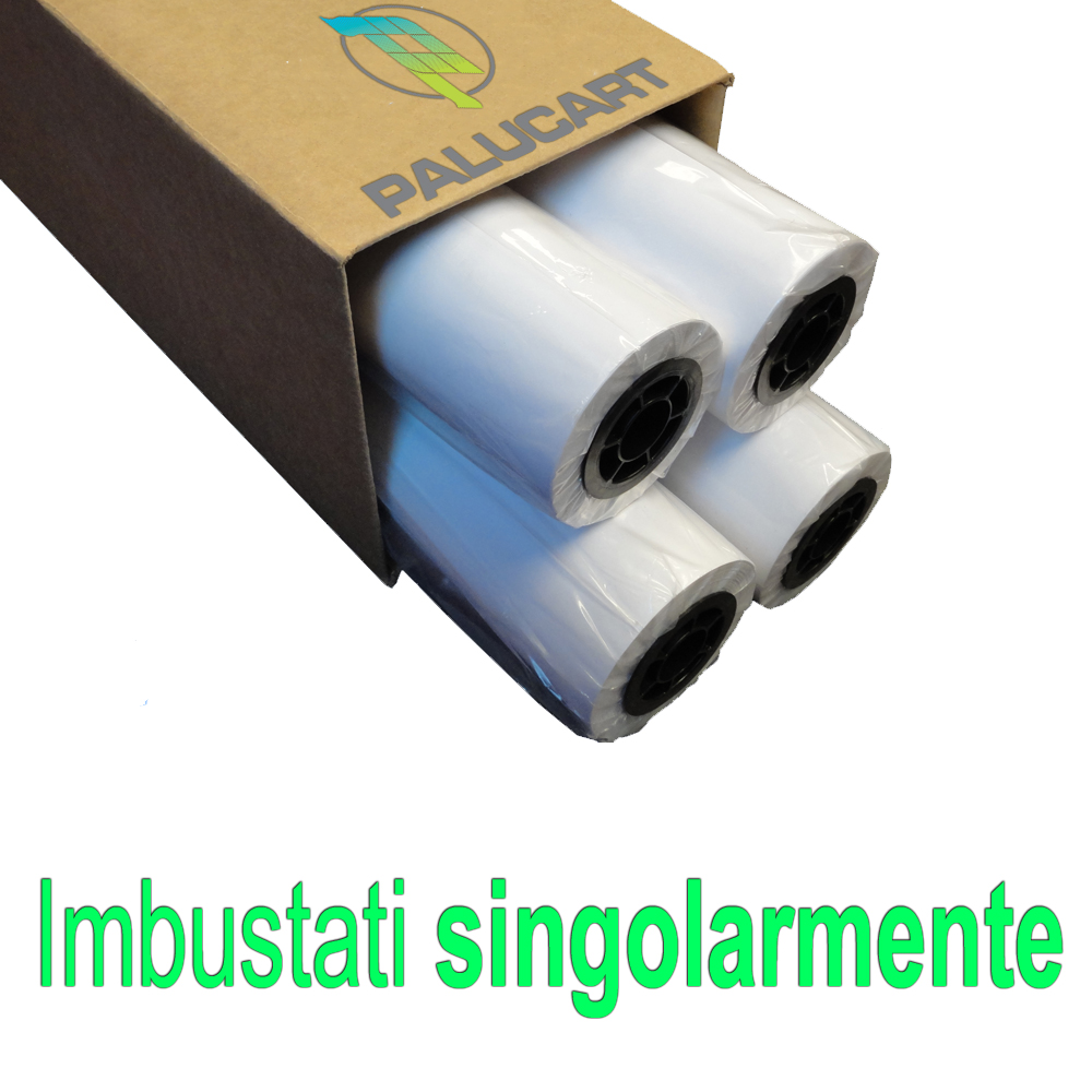 ROTOLO PLOTTER 610 X 50 FORO 50 GR90 4 PEZZI ROTOLO PLOTTER 610 X 50 FORO 50 GR90 4 PEZZI