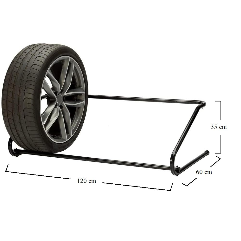 Porta gomme auto da parete con portata massima 100kg
