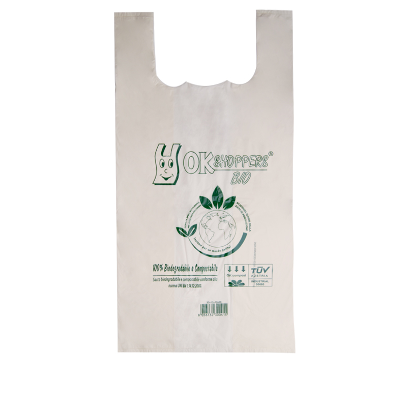 Shopper Buste Biodegradabili 30x60 Cm 500pz Palucart