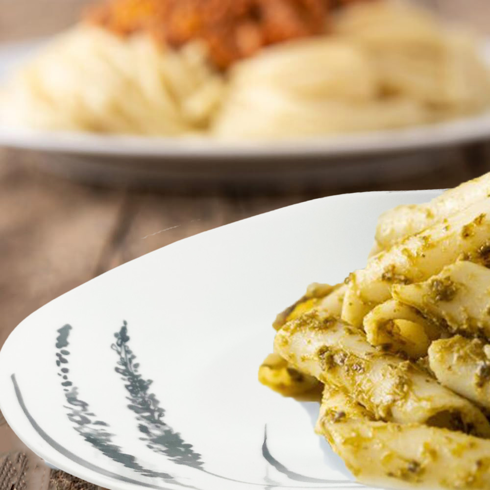 Set 18 Piatti Quadrati In Porcellana Bianca Con Righe - Servizio Per 6 Persone, Microonde E Lavastoviglie Safe - Foto 5