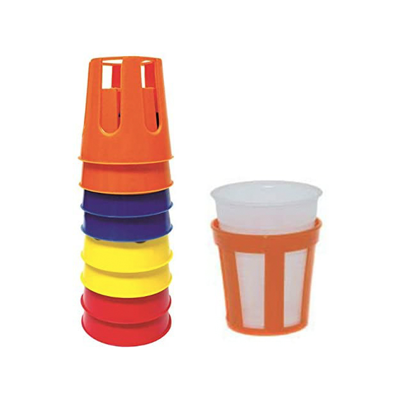 Porta Bicchieri in plastica antivento. Confezione da 8 Pezzi in colori assortiti. Porta Bicchieri in plastica antivento. Confezione da 8 Pezzi in colori assortiti.