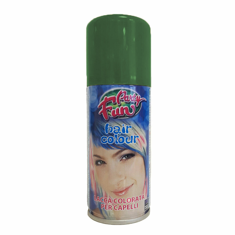 Bomboletta spray tintura capelli Verde