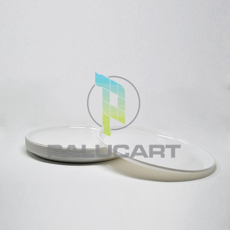 20 piatti monouso in plastica Bianchi da pizza in singola confezione da 20 pezzi e misura 32 cm. 20 piatti monouso in plastica Bianchi da pizza in singola confezione da 20 pezzi e misura 32 cm.