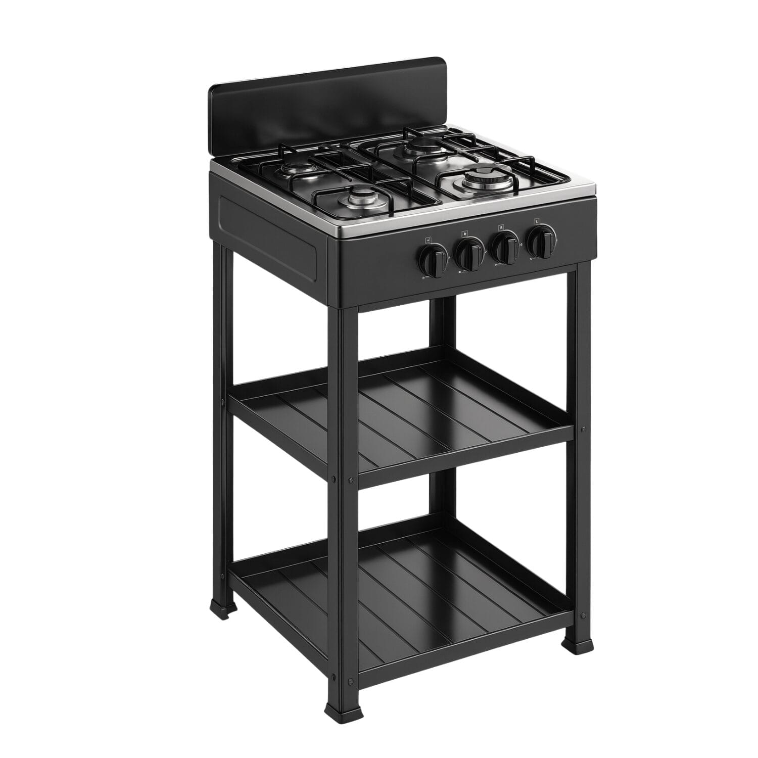 Gas Da Campeggio 2 Fuochi Fornello Da Campeggio A Gas A 2 Fiamme 3,4 KW - Bollitore Portatile Per Escursioni E Giardino Piano Cottura Gas Campeggio - Foto 3