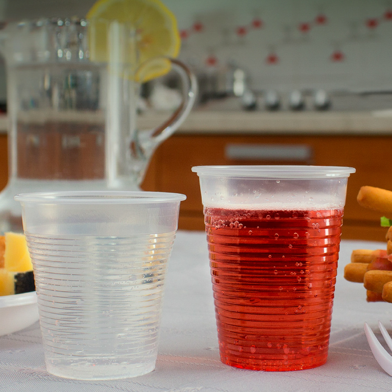 3000 Bicchieri In Plastica Trasparente Monouso - Capacità 166 Cc (Ideali Per Acqua, Feste Ed Eventi) Confezione Pratica
