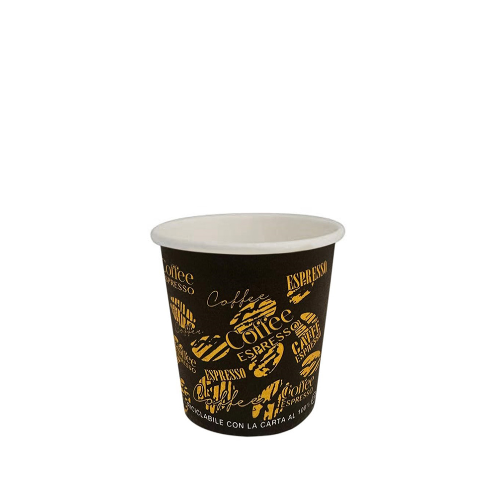 Bicchieri Da Caffè, Palette Di Legno, Zucchero Di Canna. Kit 500 Pezzi Biodegradabili Compostabili