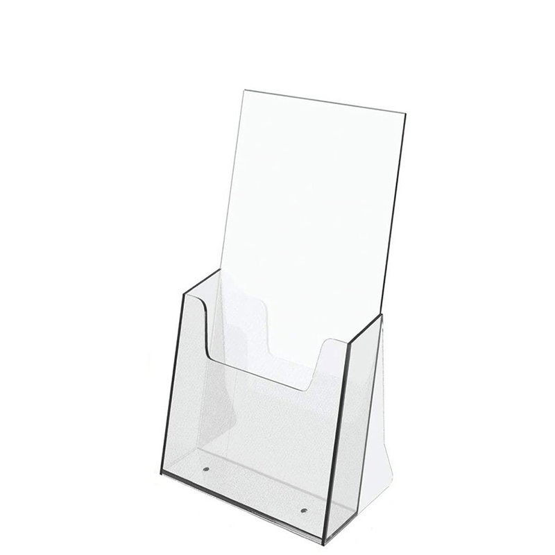 Danieli | Espositore Porta Menu da Tavolo 10 Pezzi 15x10 cm | Portalistino A6 Acrilico Trasparente Con Base a L | Porta Menu, Porta QR Code da Tavolo e Porta avvisi