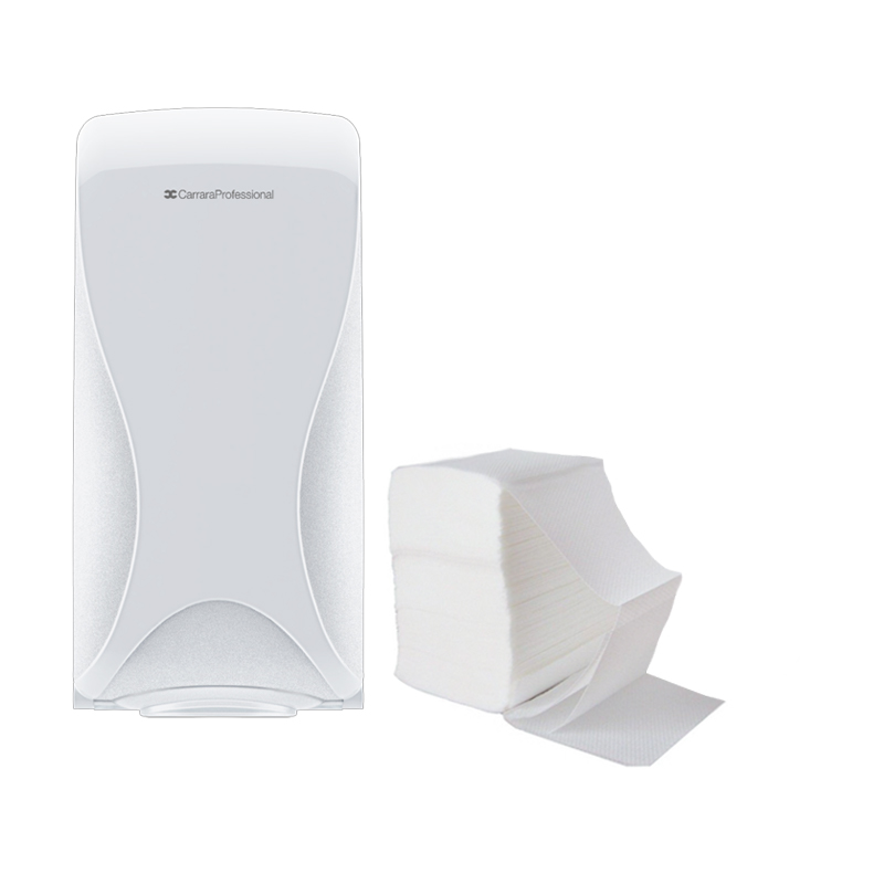 Dispenser per Carta Igienica con 9000 fogli carta Igienica