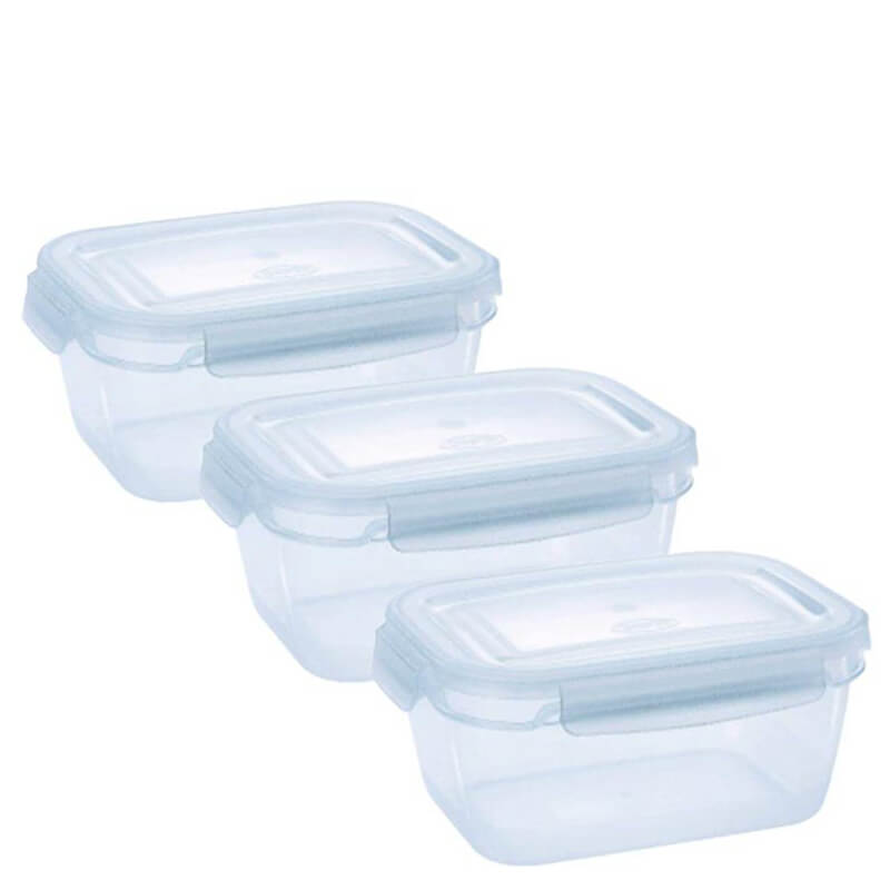 3 Contenitori Alimentari 2,5L - Barattoli Hermetici Per Caffè, Tè, Riso, Pasta, Colori Pastello - Foto 9