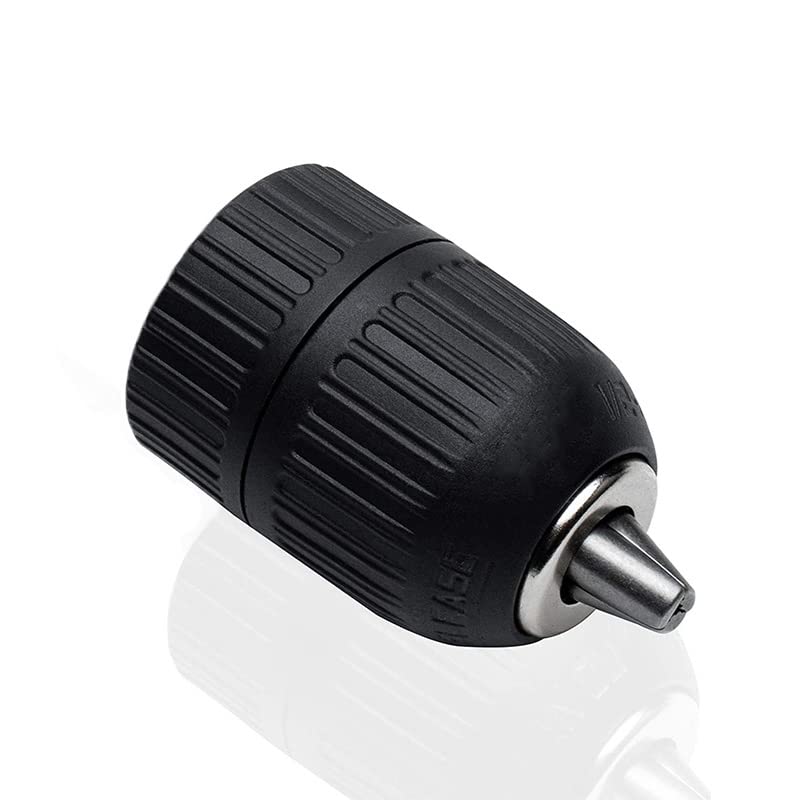 Chiave Mandrino Trapano 6mm Quarkzman - 12 Denti, Nera, Confezione Da 3 Pezzi