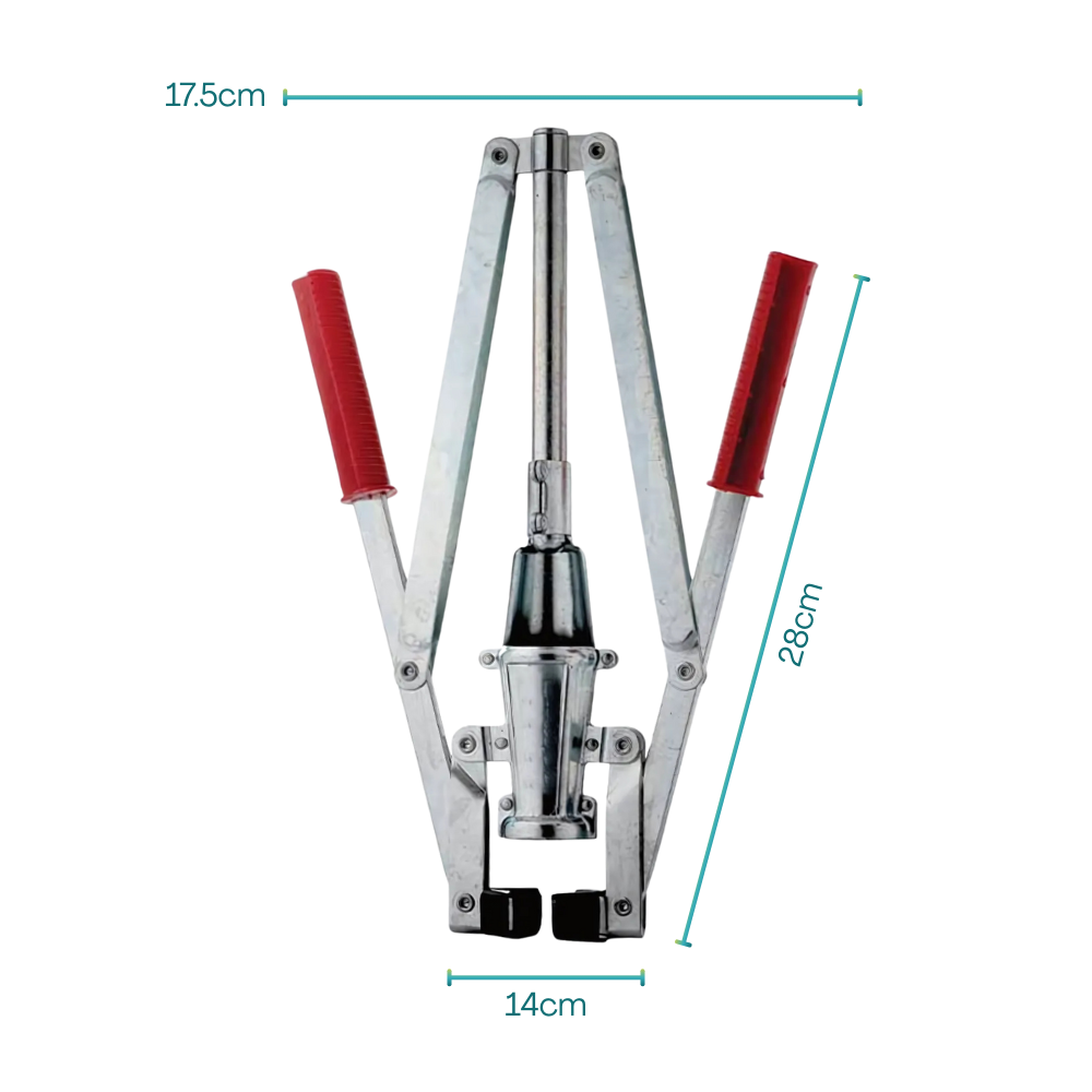 Tappatrice a due leve per tappi in sughero da 24 mm - Tappatrice manuale per bottiglie di Vino o Birra