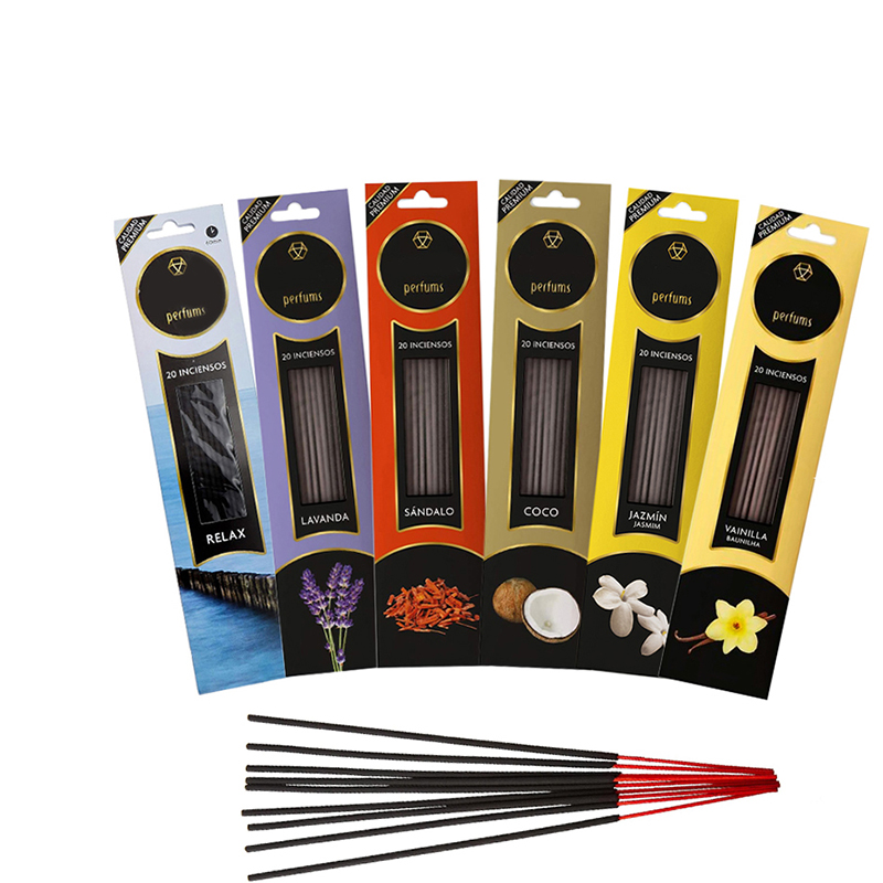 Confezione da 20 bastoncini di incenso, KOH DO - SAMURAI, legno di sandalo e spezie