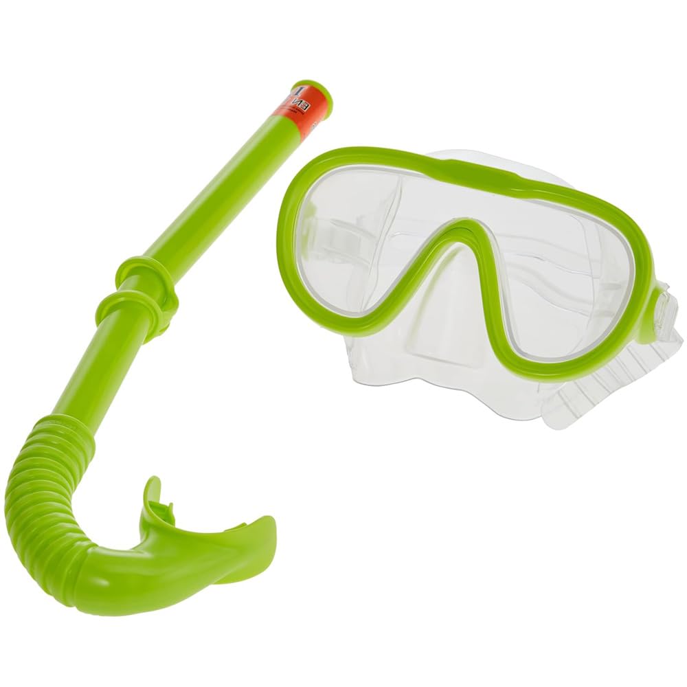 Set Maschera E Boccaglio Seavenger Aviator - Lente Panoramica In Vetro Temperato - Snorkel Dry Top Con Valvola Di Spurgo