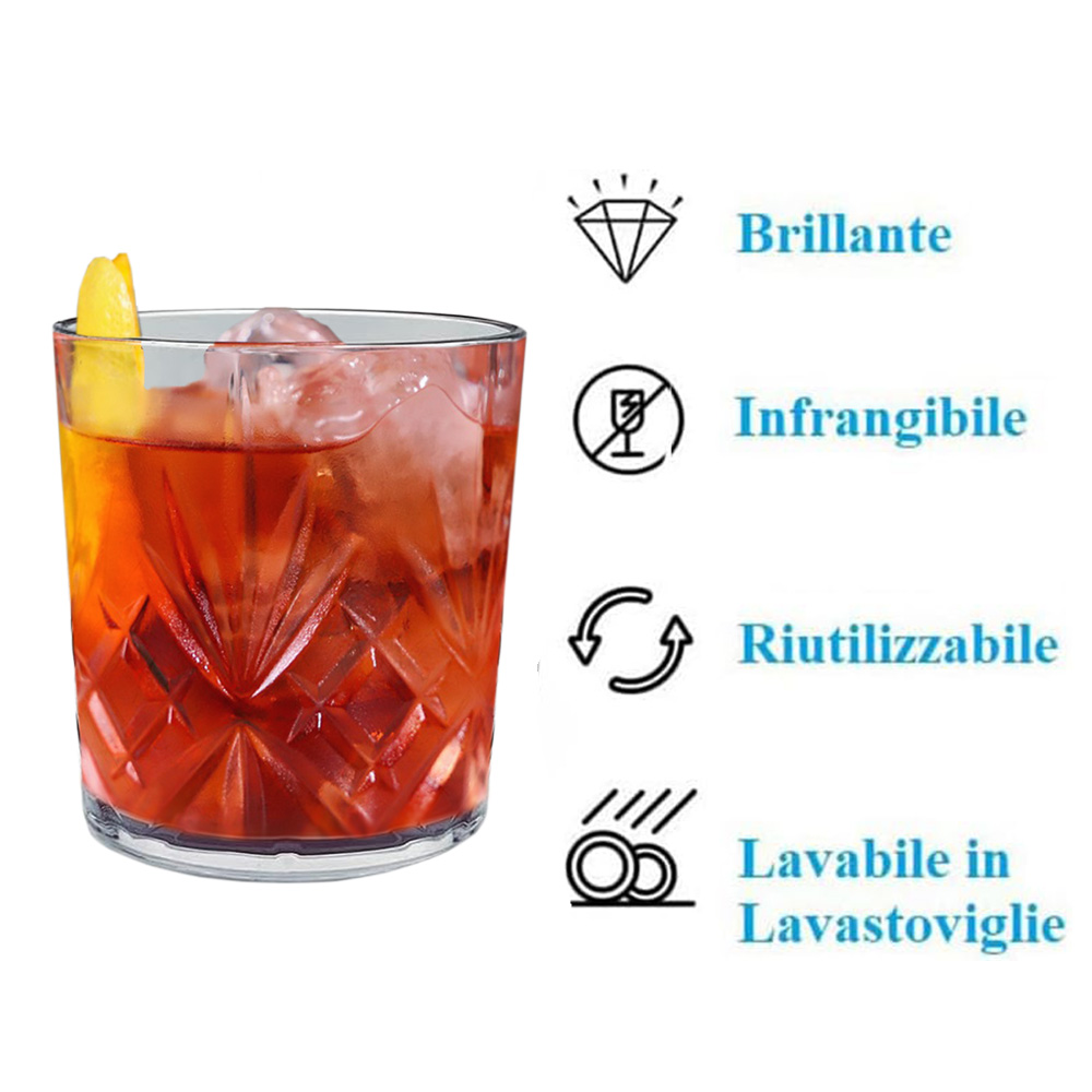 24 Flute Da Champagne In Acrilico Infrangibili - Calici Eleganti Trasparenti Per Feste, 153 Ml - 5