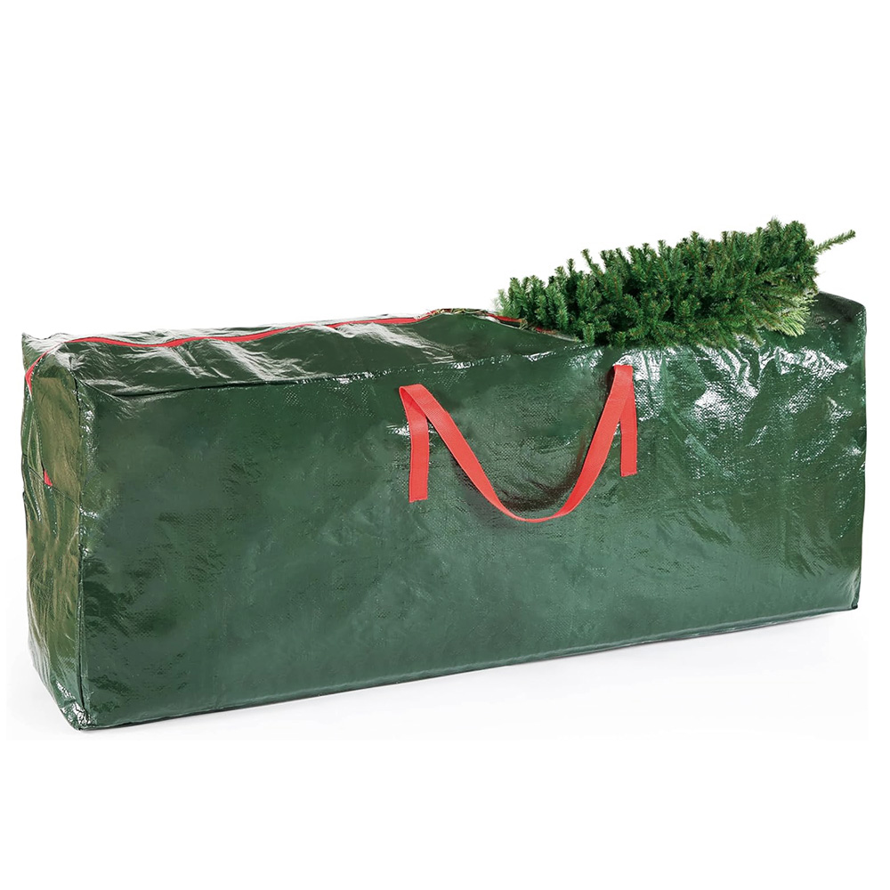 Custodia Per Albero Di Natale Paluplus Verde - 120x25x43 Cm, Impermeabile Con Cerniera E Manici - Foto 5