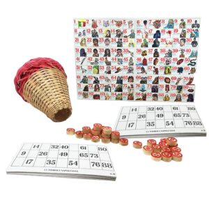 Tombola napoletana smorfia con 48 cartelle