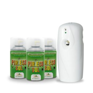 KIT Insetticidi da 250 ml anti mosche e zanzare con diffusore