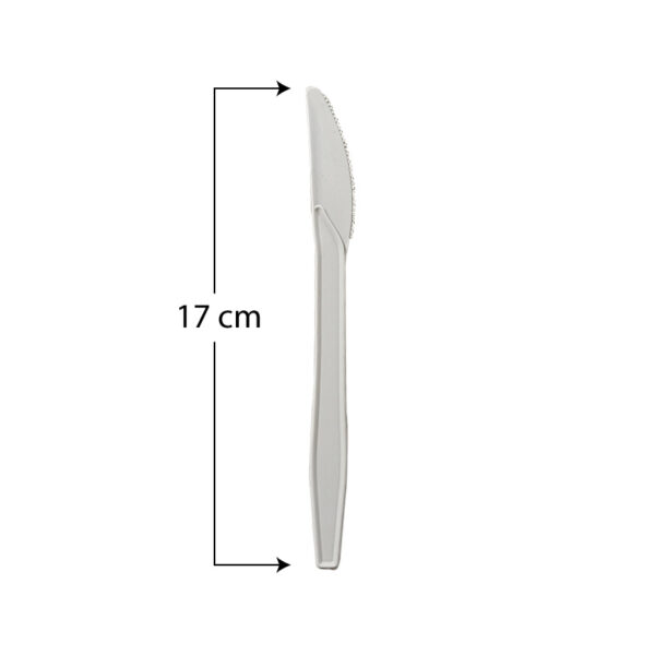 Posate In Fibra Di Zucchero 100 Pezzi - 50 Forchette + 50 Coltelli - Biodegradabili