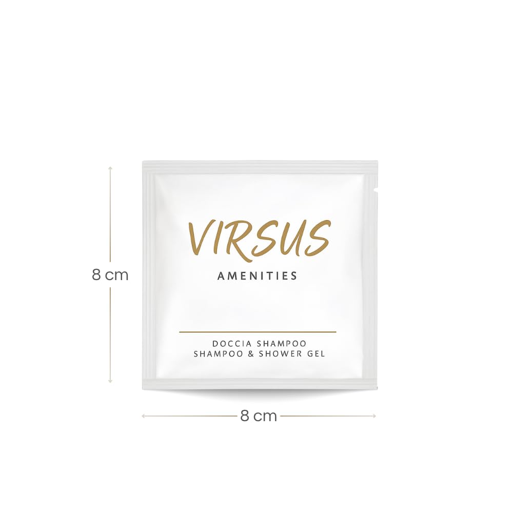 100 Doccia Shampoo in Bustina Monodose da 10 ml per alberghi - Linea Cortesia